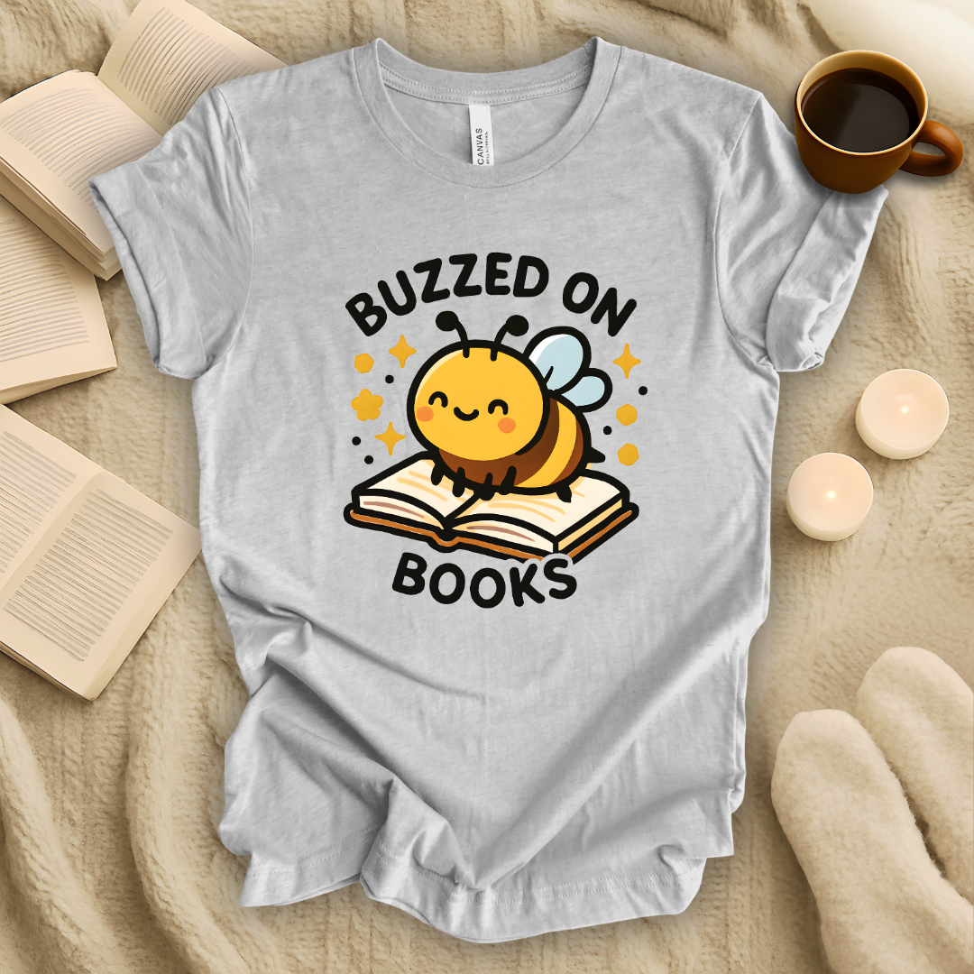 Buzzed On Books T-Shirt