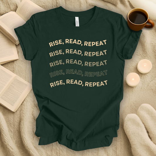 Rise, Read, Repeat T-Shirt