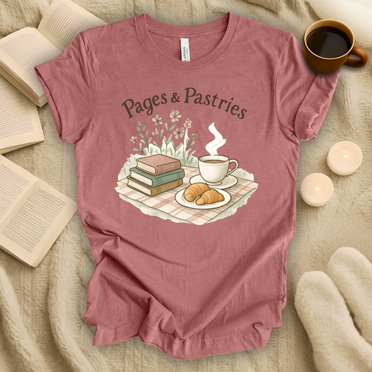 Pages and Pastries T-Shirt