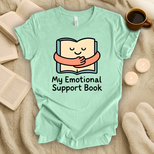 My Emotional Support Book T-Shirt