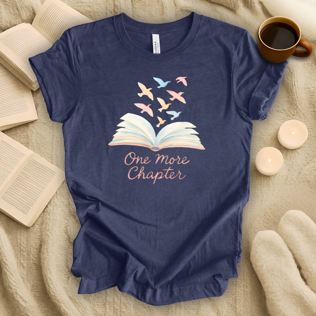 One More Chapter Watercolor Style T-Shirt