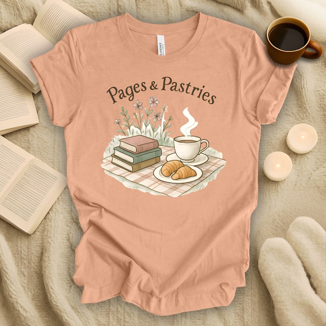Pages and Pastries T-Shirt